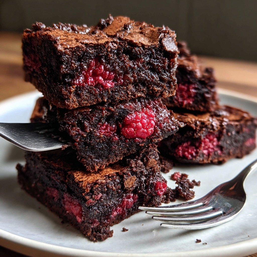 Chocolate Raspberry Brownies