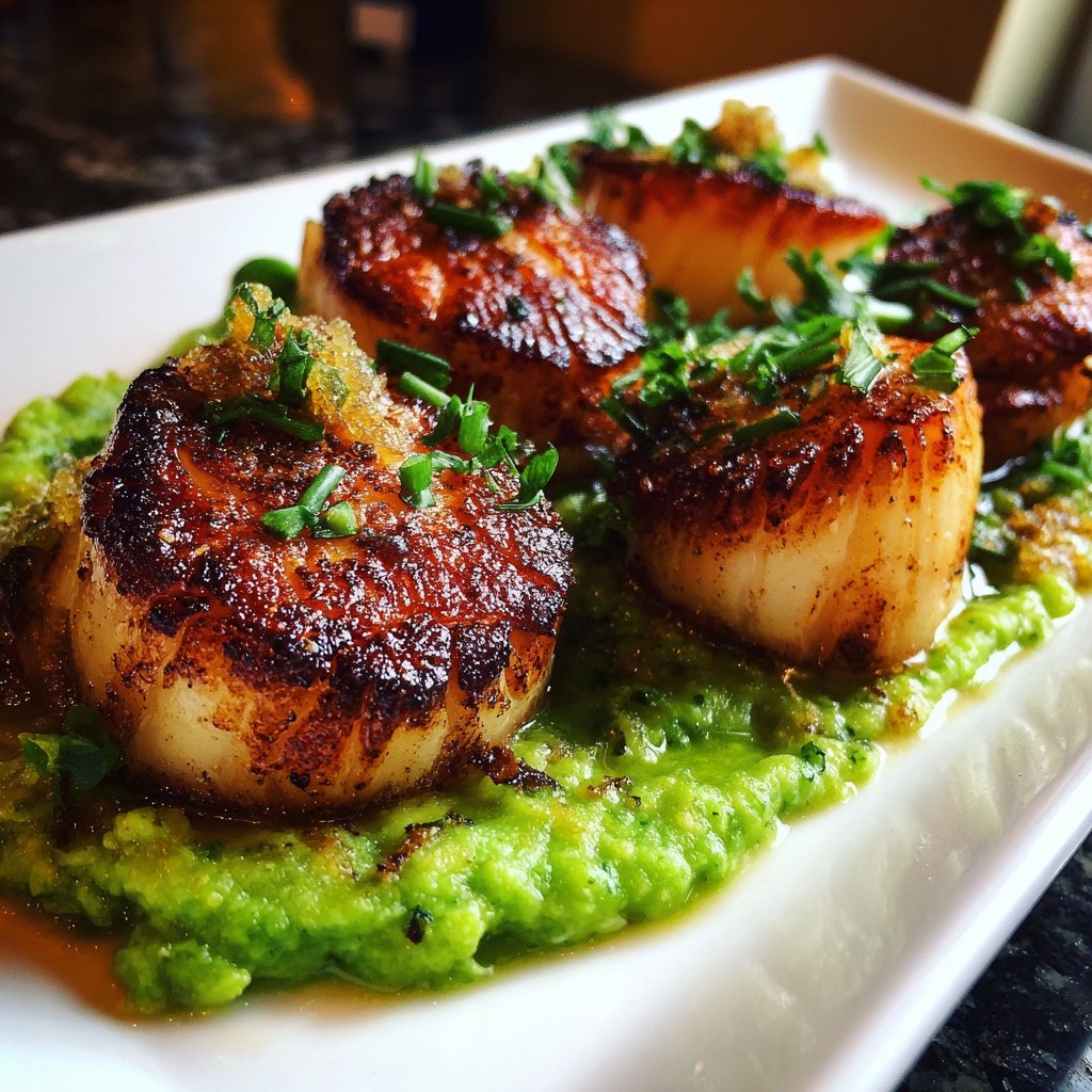 Restaurant Style Seared Scallops