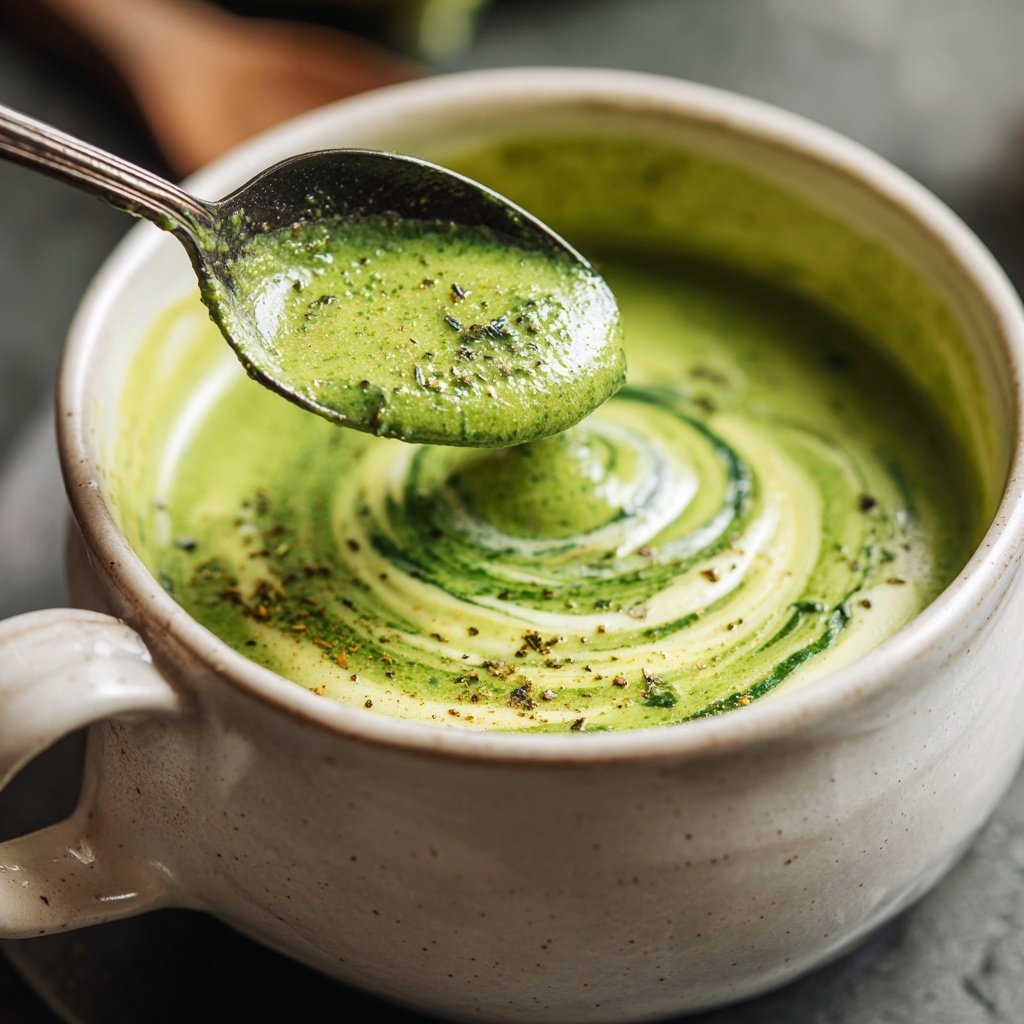Creamy Lemon Spinach Soup