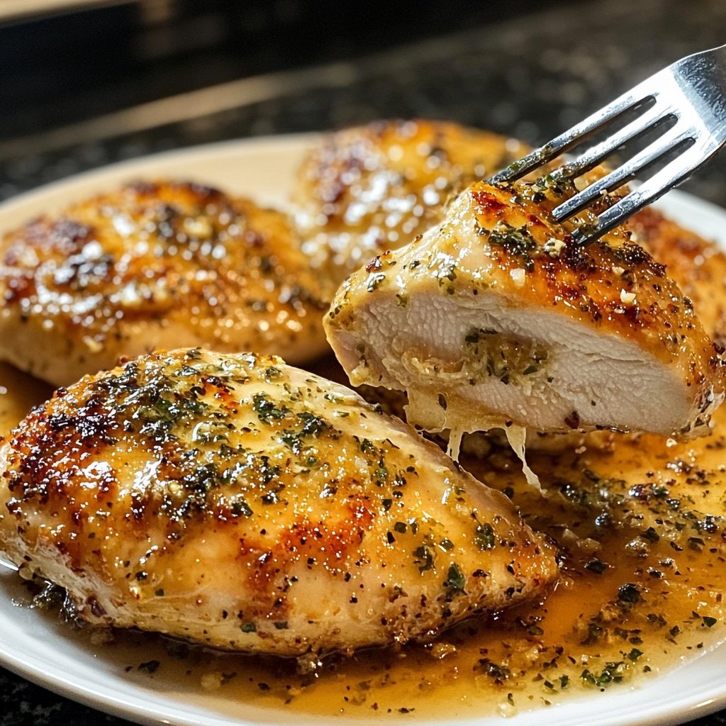 Baked Chicken Breast with Garlic Butter