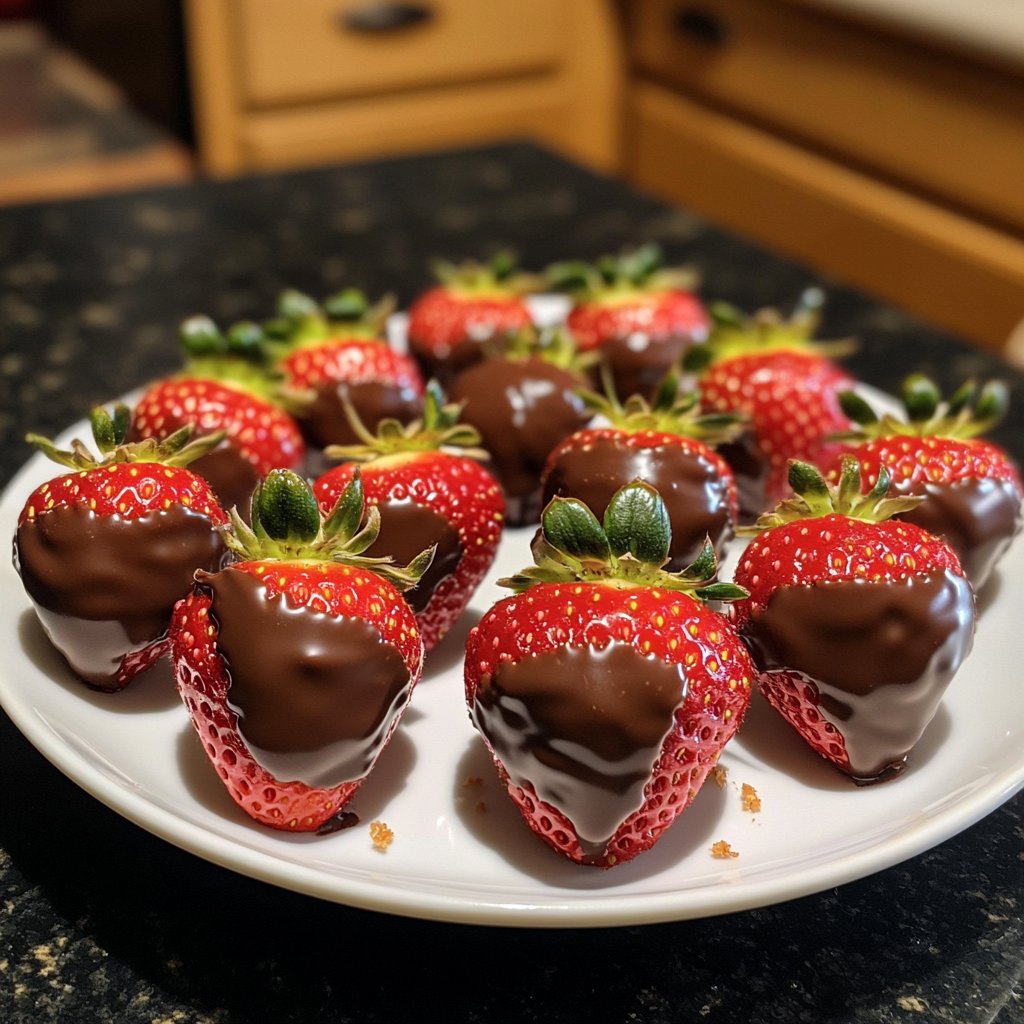 Chocolate Strawberries for Valentine’s Day