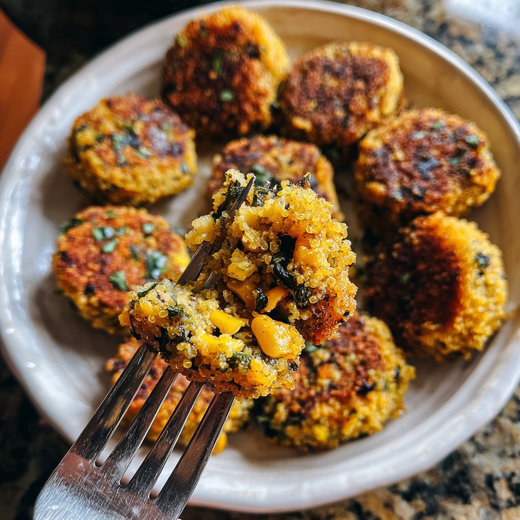 Crispy Polenta Veggie Nuggets