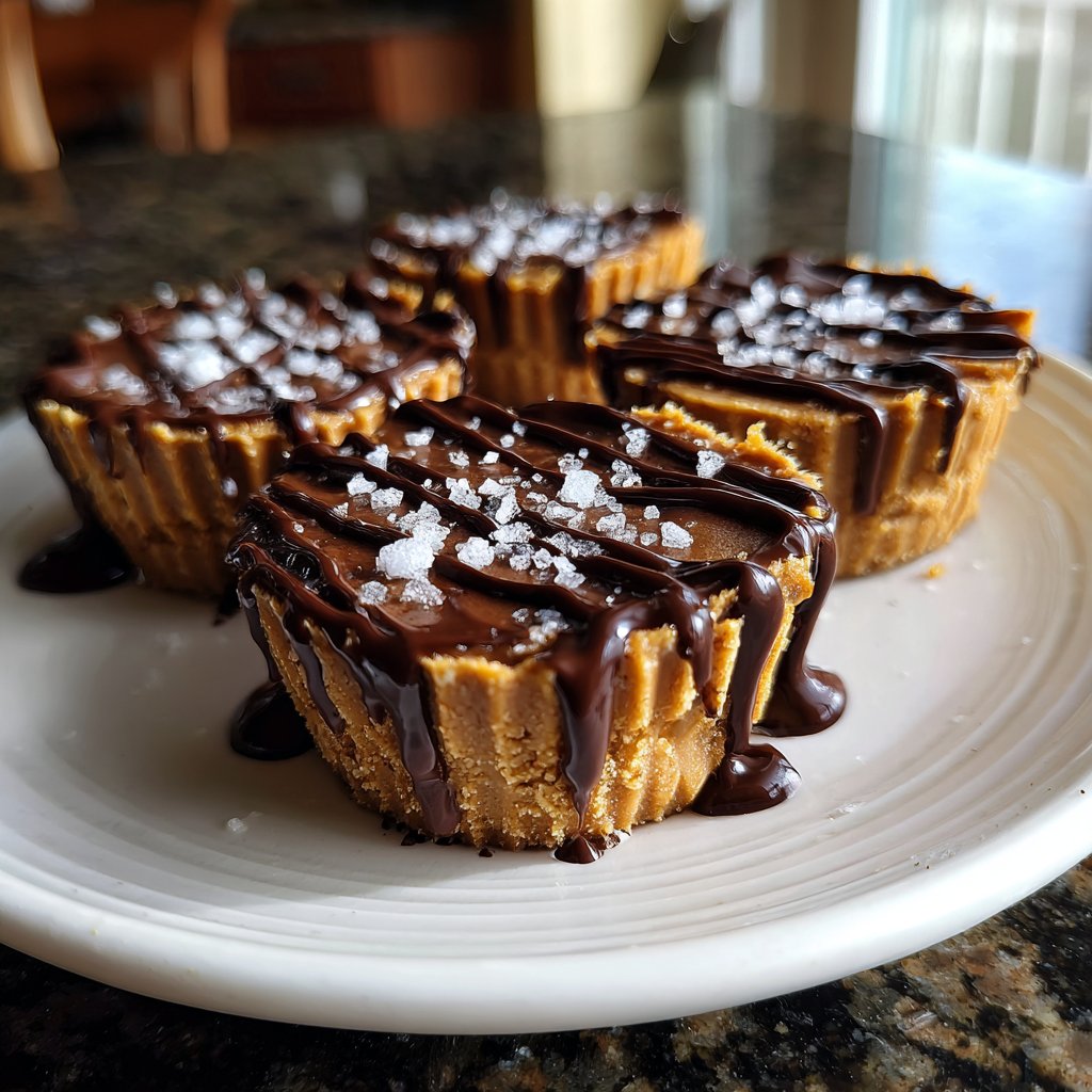 Super Bowl Dessert Peanut Butter Fudge Cups