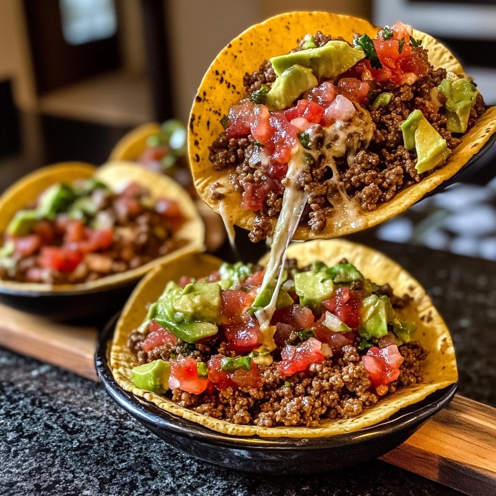 Ground Beef Taco Bowls