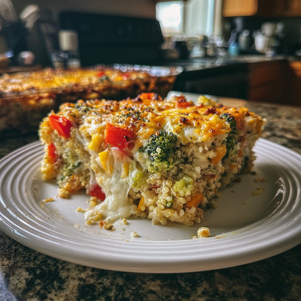 Baked Veggie Rice Casserole