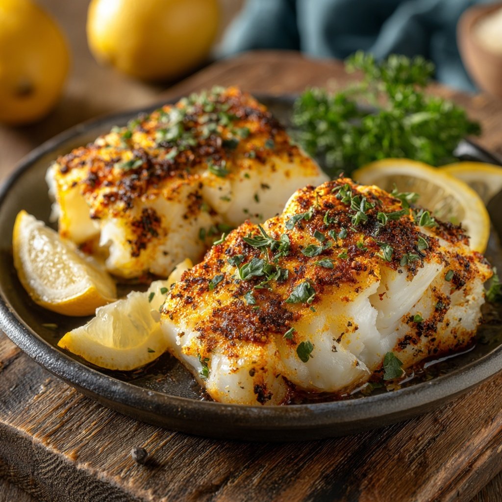 Easy Healthy Baked Cod Dinner