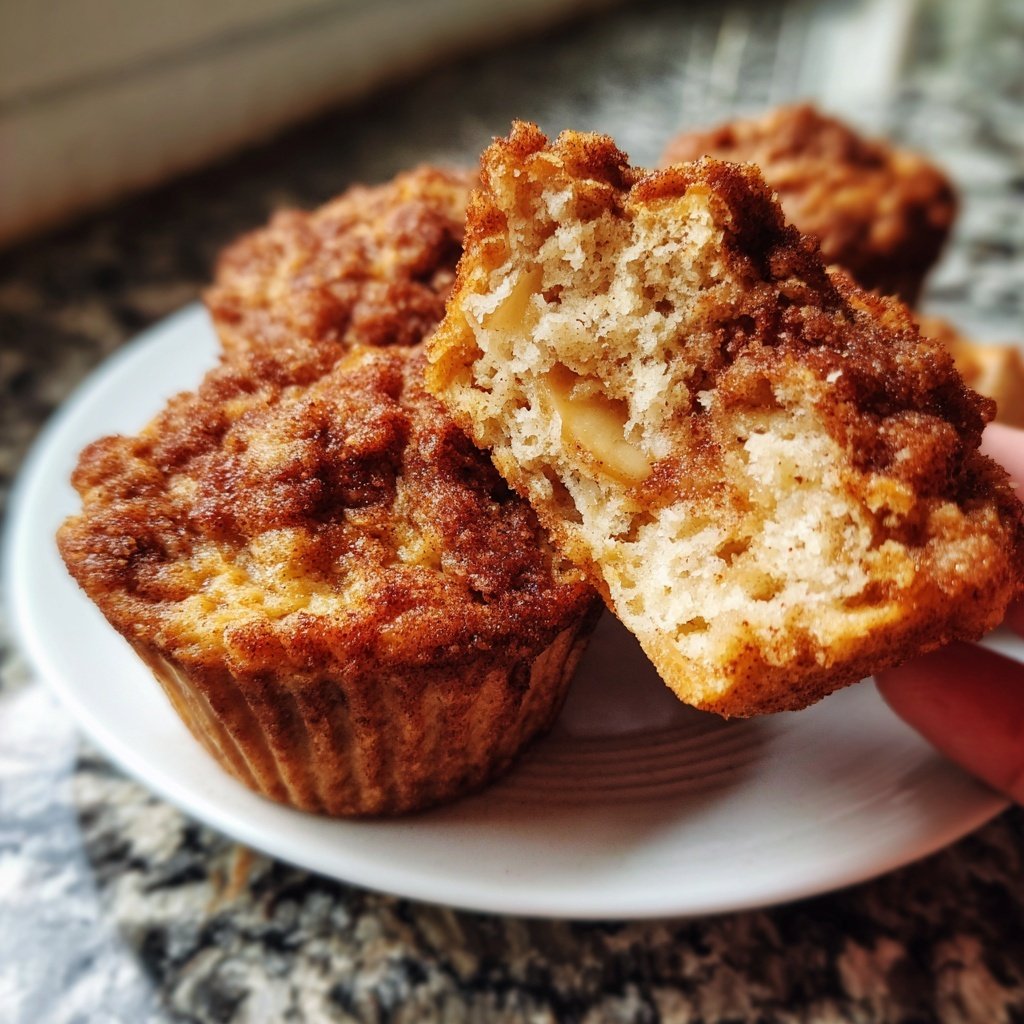 Cinnamon Apple Yogurt Muffins