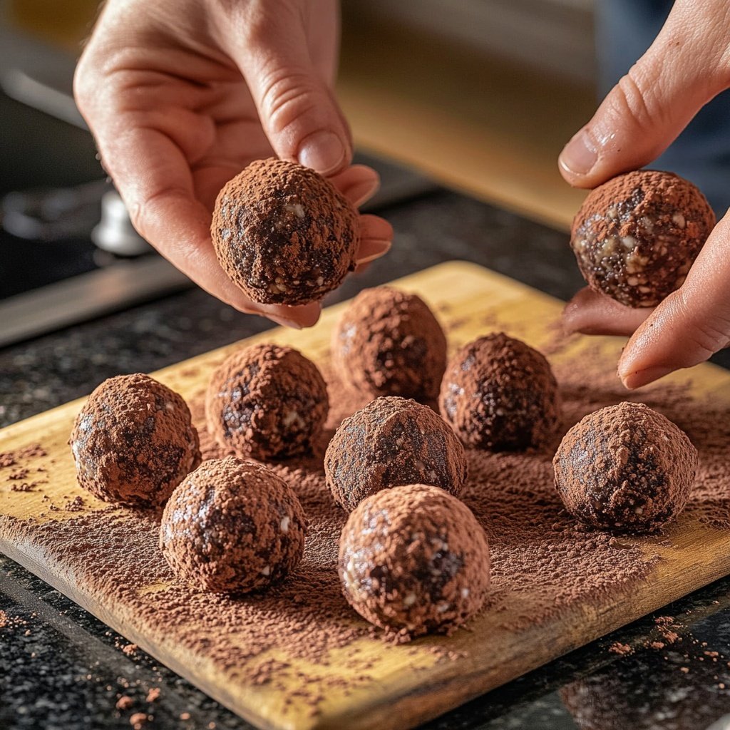 No-bake Chocolate Protein Balls