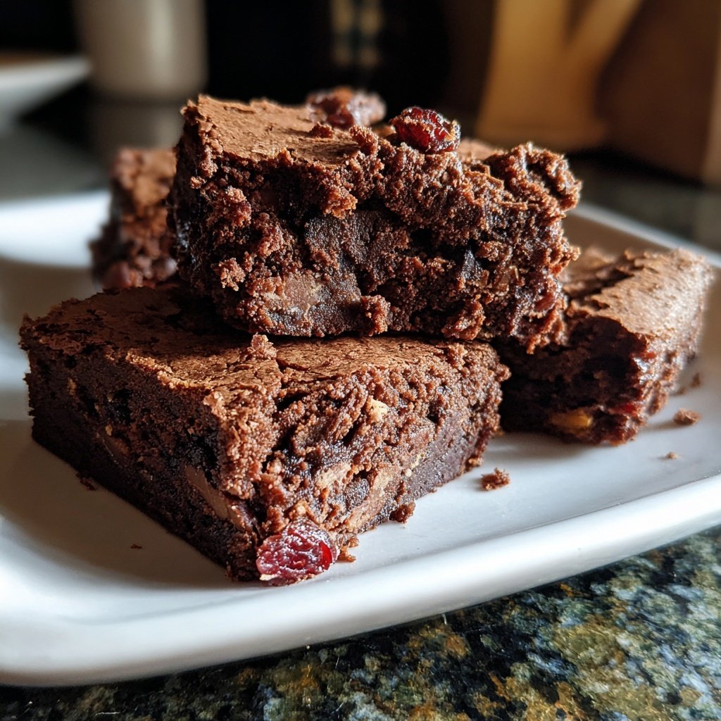 Cottage Cheese Brownies with Dates