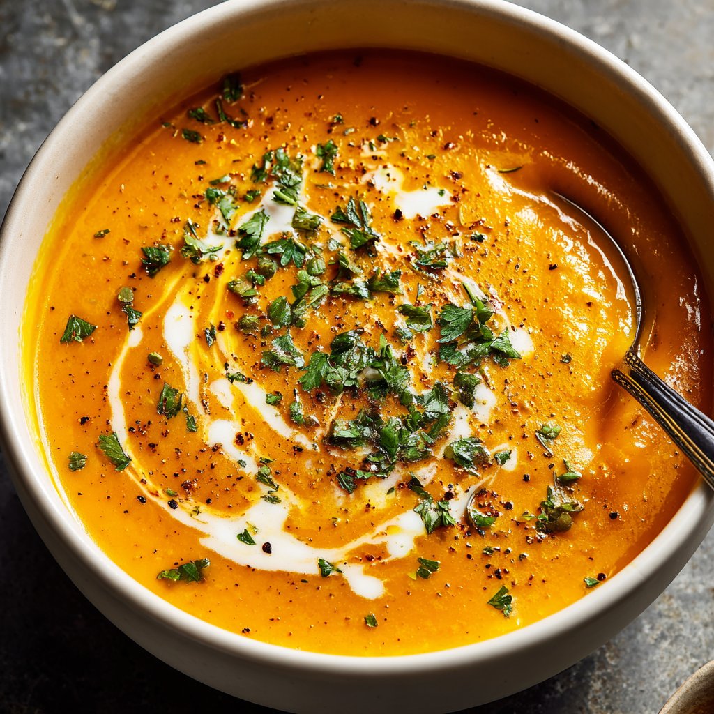 Creamy Carrot Ginger Soup