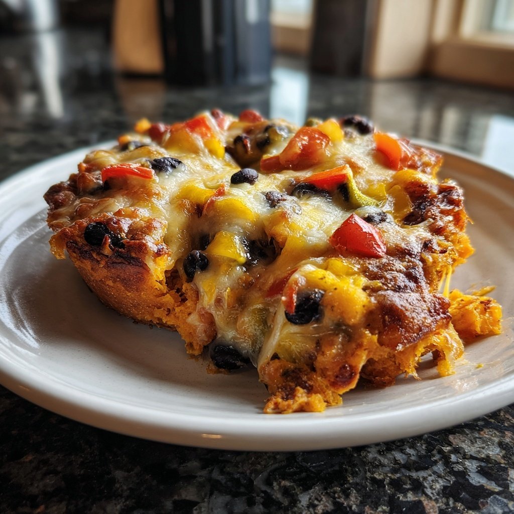 Baked Sweet Potato Veggie Bake