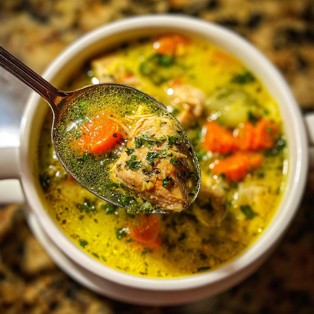 Spring Lemon Chicken Soup
