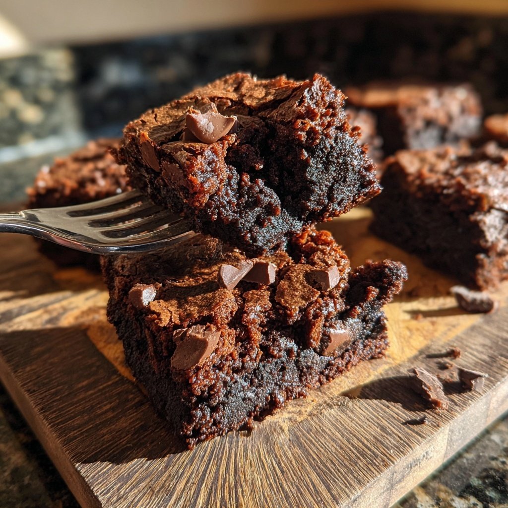 Sourdough Discard Brownies Fudgy