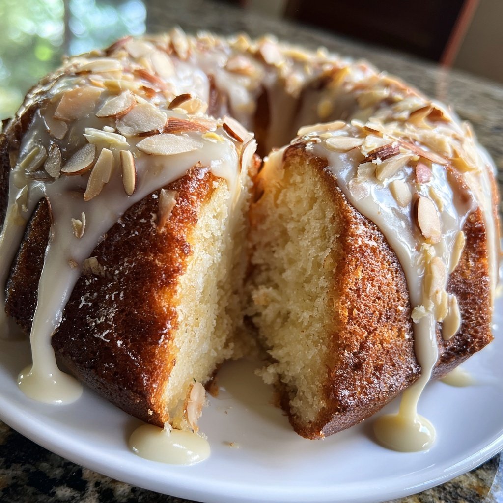 Vanilla Almond Yogurt Cake