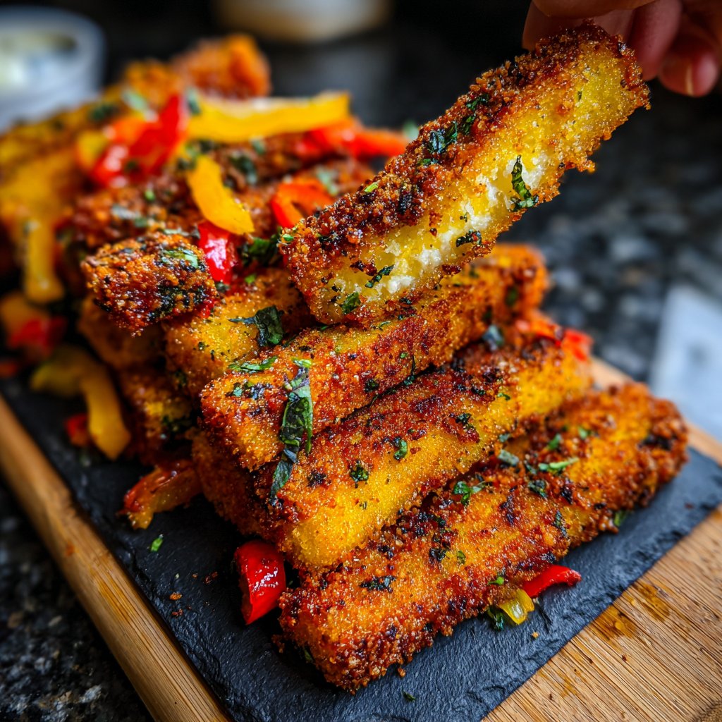 Crispy Polenta Veggie Fries