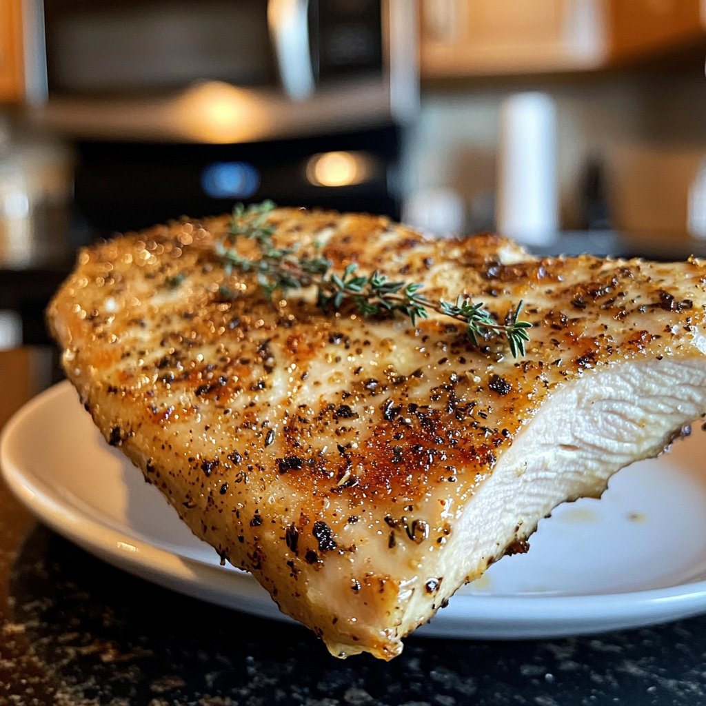 Chicken Breast with Thyme and Butter