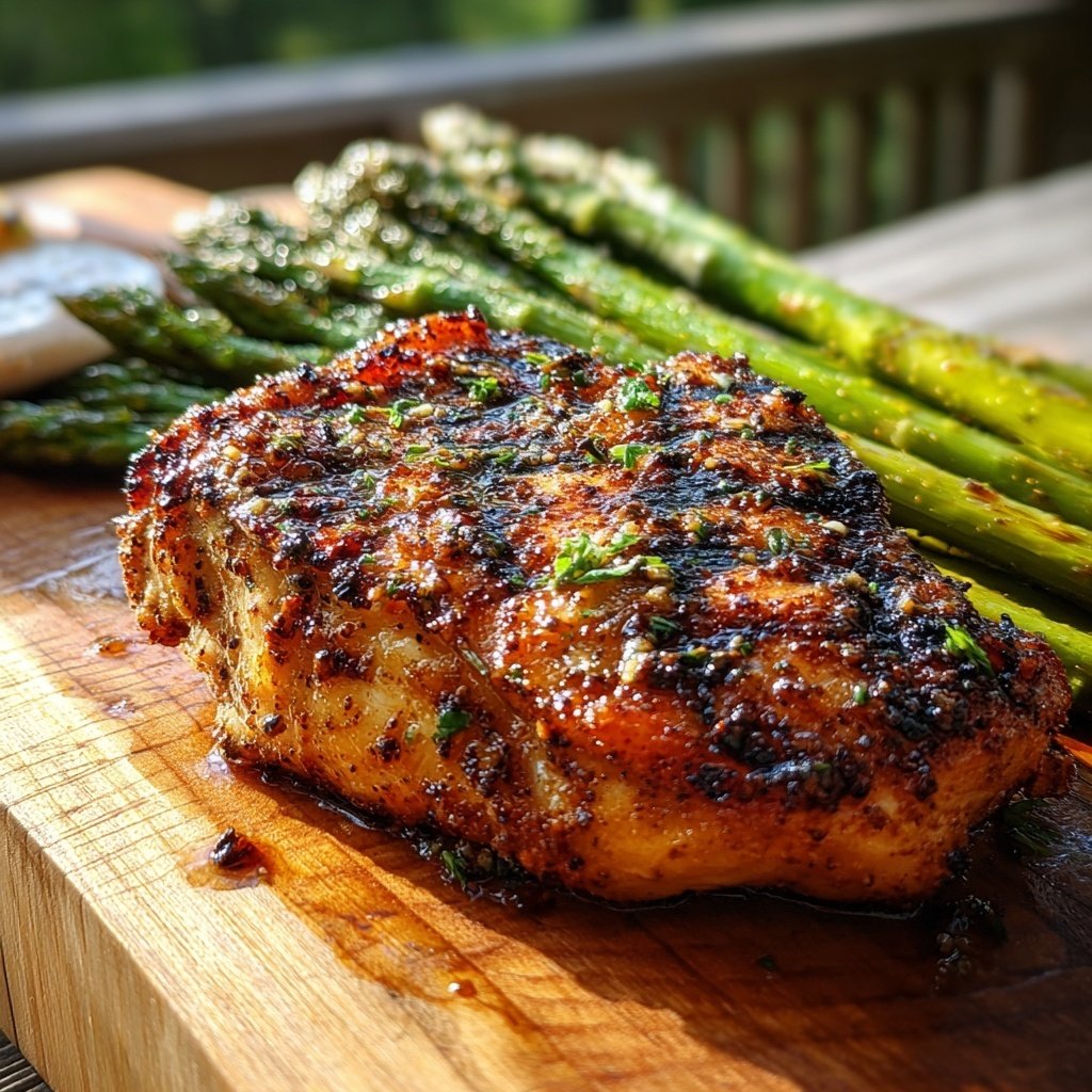 Healthy Chicken With Roasted Asparagus