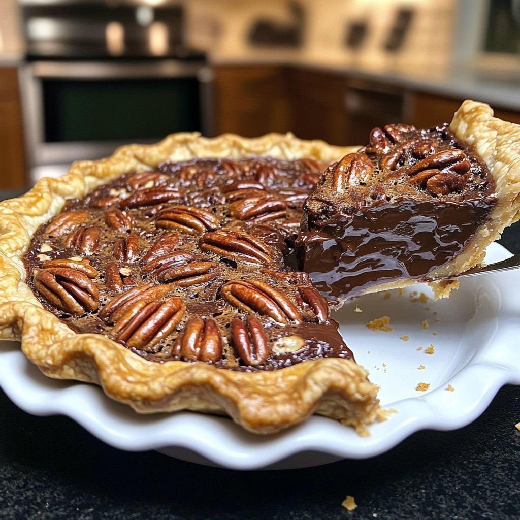 Texas Chocolate Pecan Pie