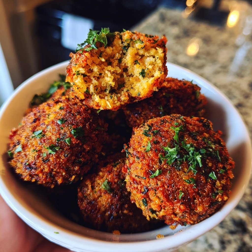 Super Bowl Crispy Falafel Nuggets